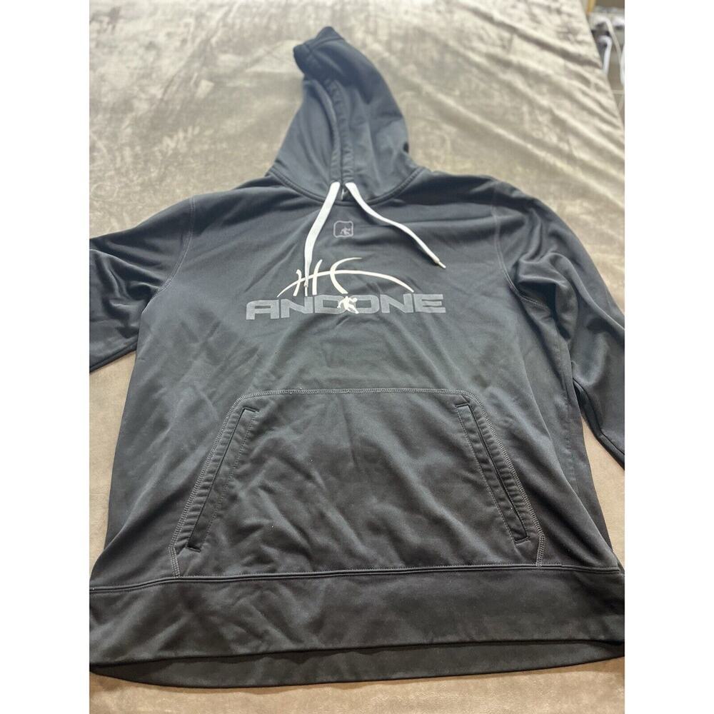 AND1 Men's Hoodie Basketball Blue Men’s XL Pullover Long‎ Sleeve And One